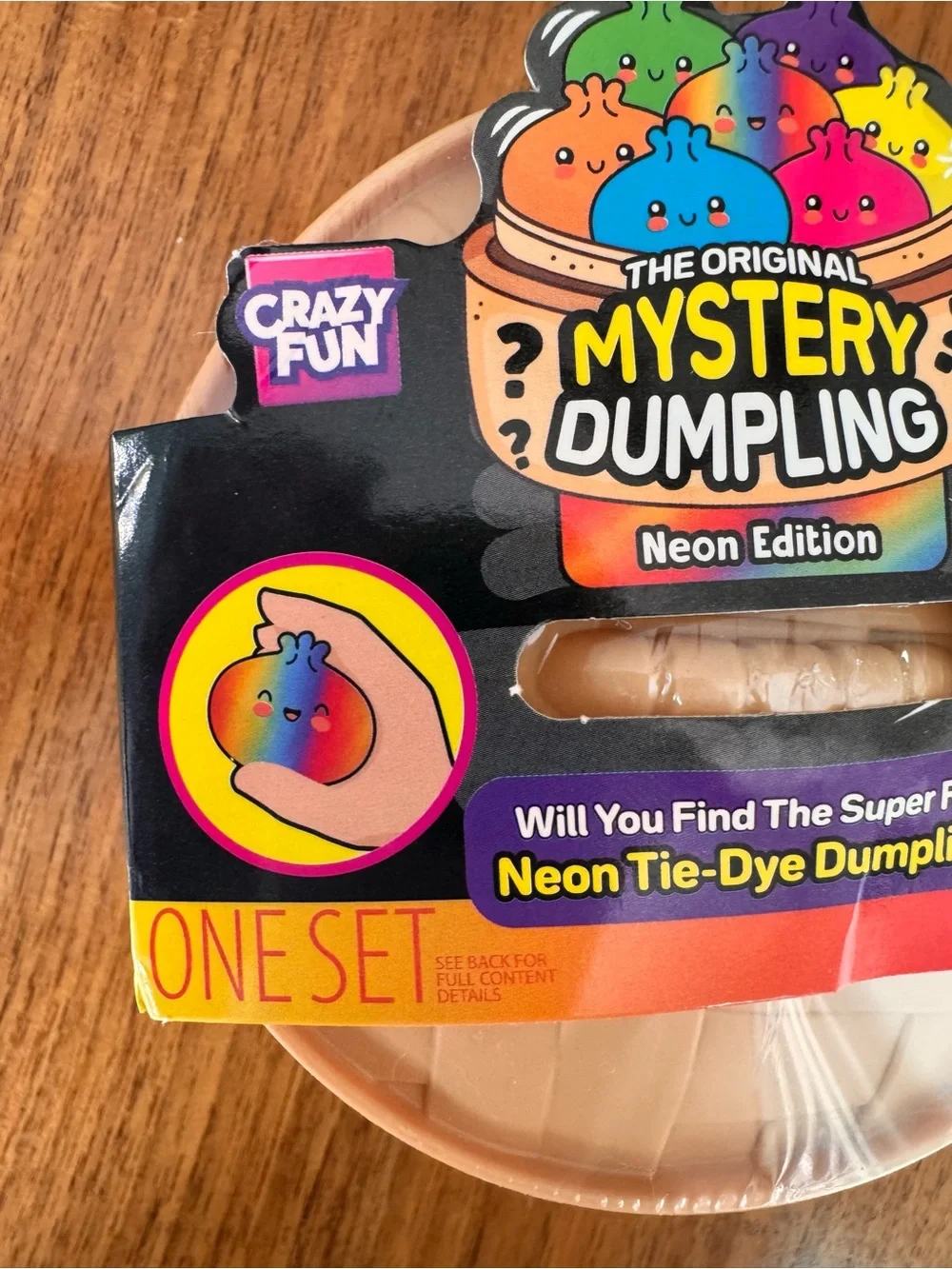 RMS Mystery Dumpling Neon Edition Viral Squishy Super Rare Tie Dye. Sealed NWT